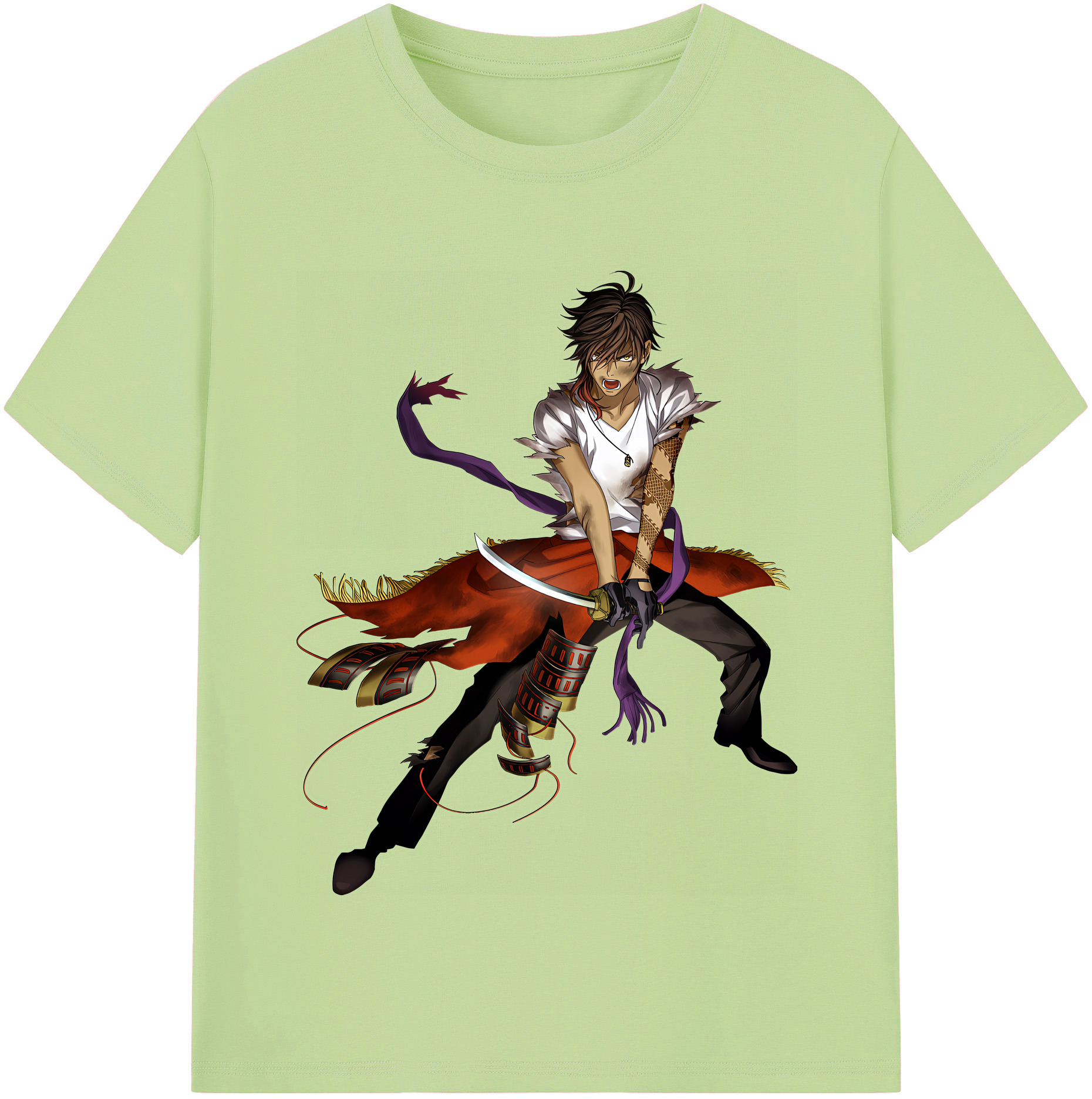 （画像用） 刀剣乱舞 Touken Ranbu 綿100％半袖Tシャツ（フロントプリント）